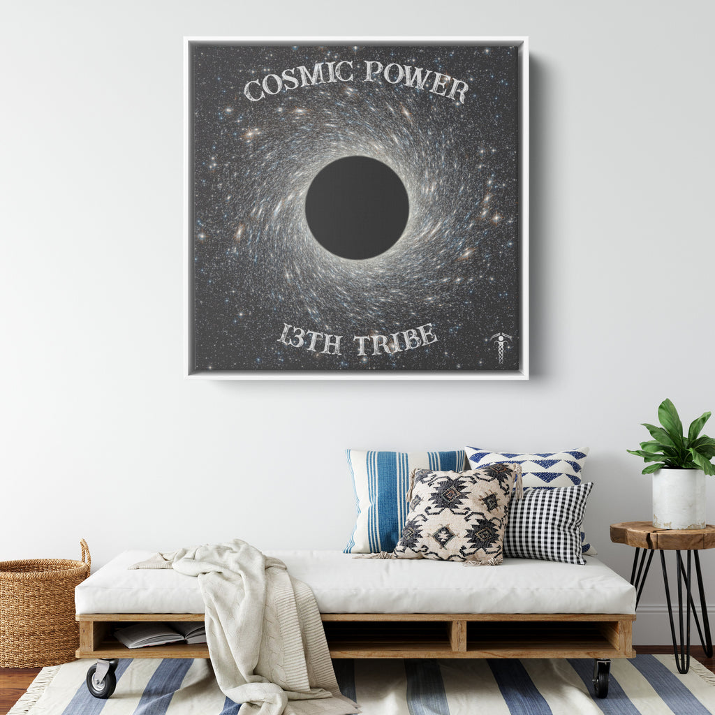 Cosmic Power 13th Tribes - Square Framed Canvas