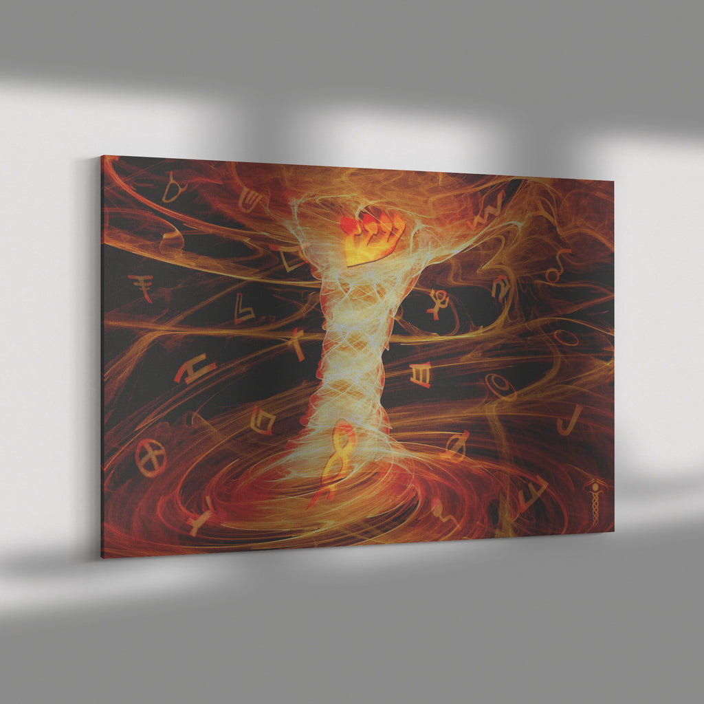Whirlwind - Rectangle Canvas Wrap